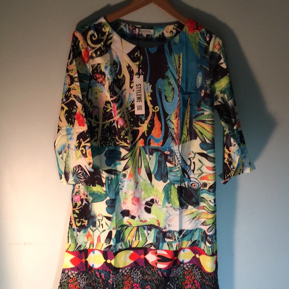 Misslook multi colored dress